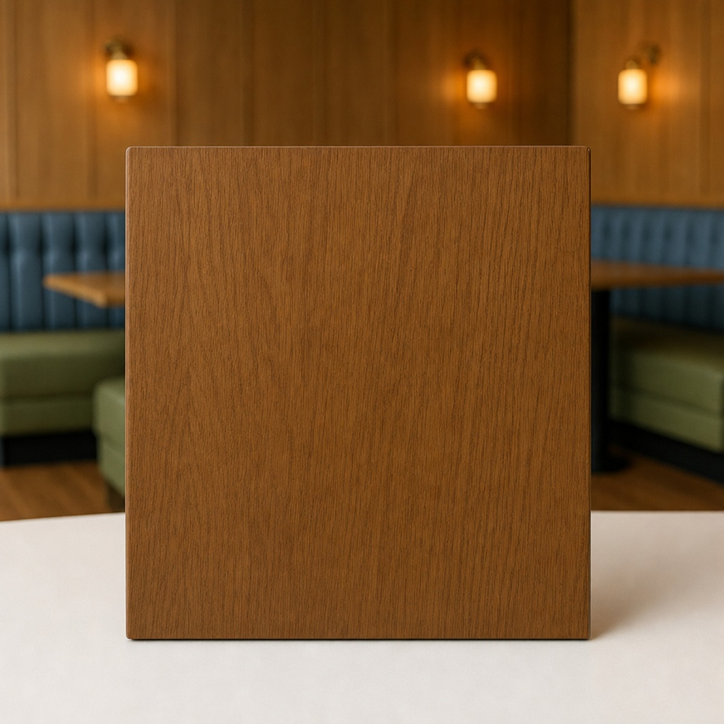 [QS-PANEL-BACK-GRANDVIEW-WOOD] Grandview Booth Back Panel — stained oak, per panel